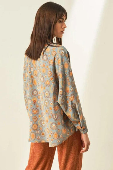 Bergerac Shirt in Azzurro-Shirt-Momoni-Debs Boutique